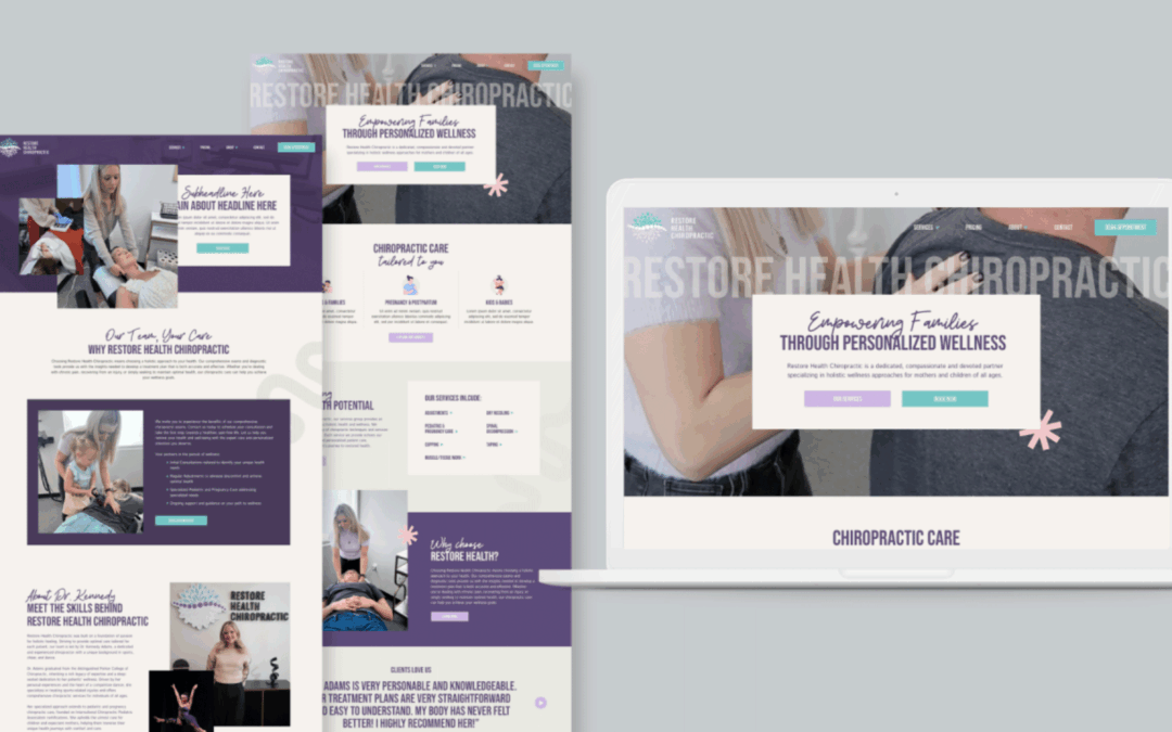 beyond aesthetics: how we transformed a chiropractic website for better conversions